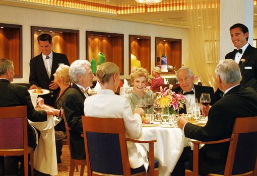 Elegantes cenas en el Queen´s Grill Restaurant